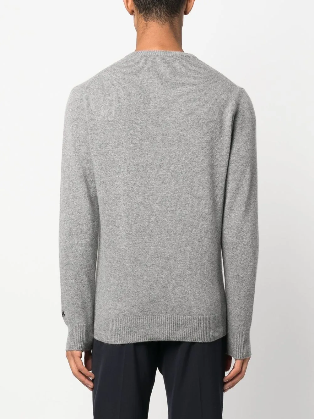 Mc2 Saint Barth Round Neck Sweater In Grey