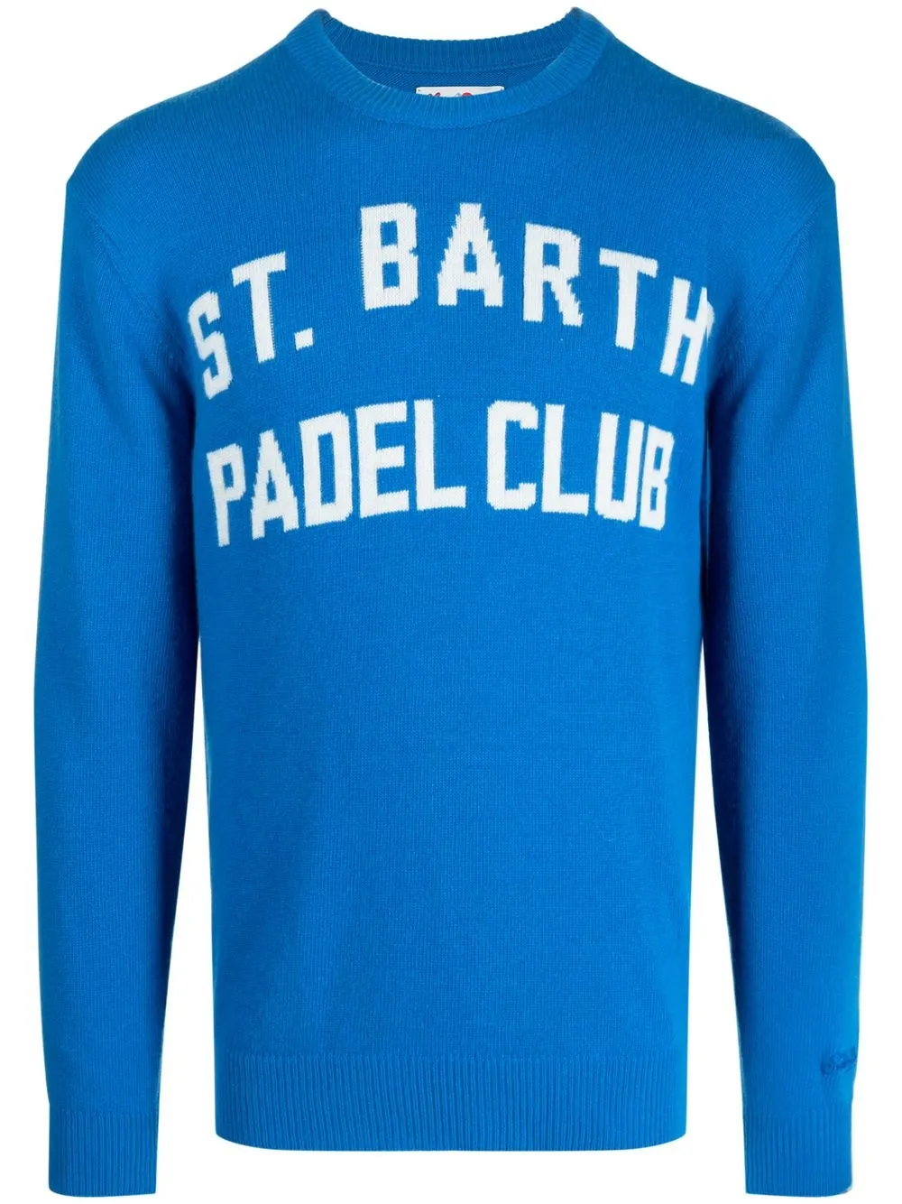 

MC2 Saint Barth Padel Club intarsia-knit jumper - Blue