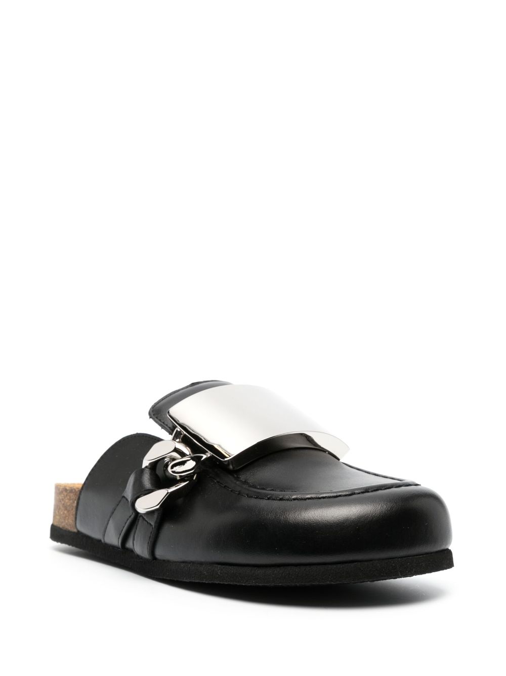 JW Anderson Gourmet muiltjes met ronde neus - 999 BLACK+BRACEL