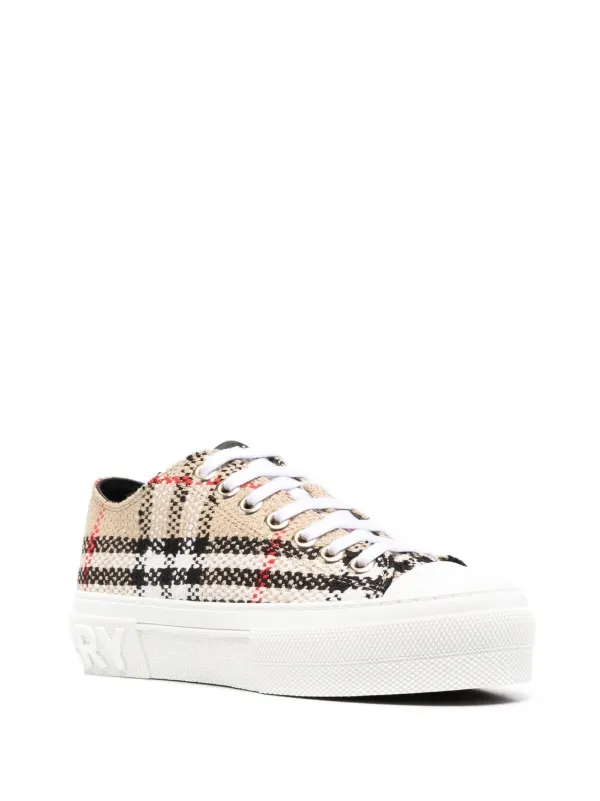 Burberry Check low top Sneakers Neutrals FARFETCH AO