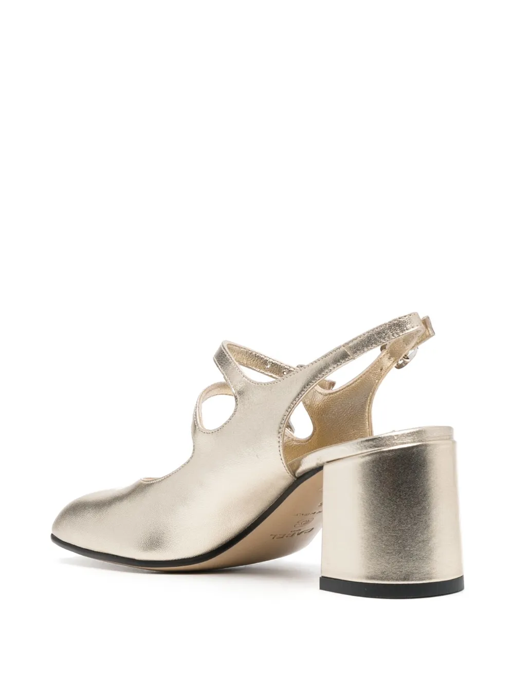 Carel Paris Banana 65mm slingback pumps Gold