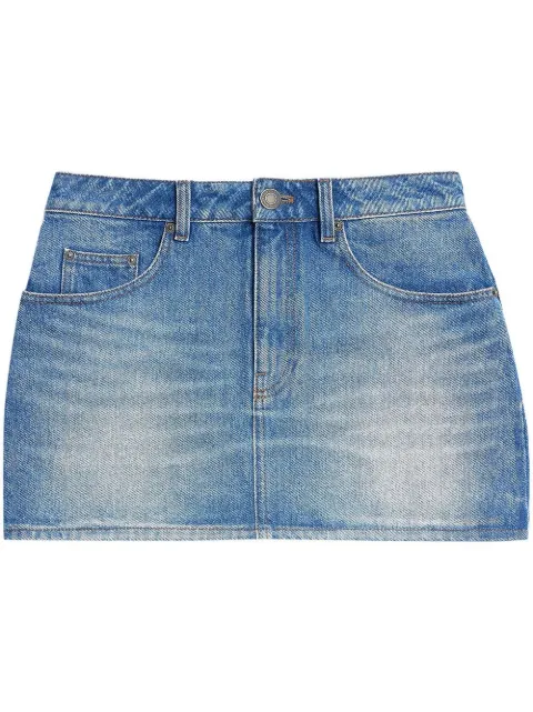 AMI Paris denim mini skirt