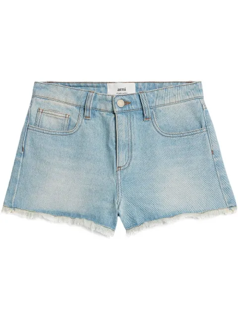 AMI Paris raw-cut mini shorts