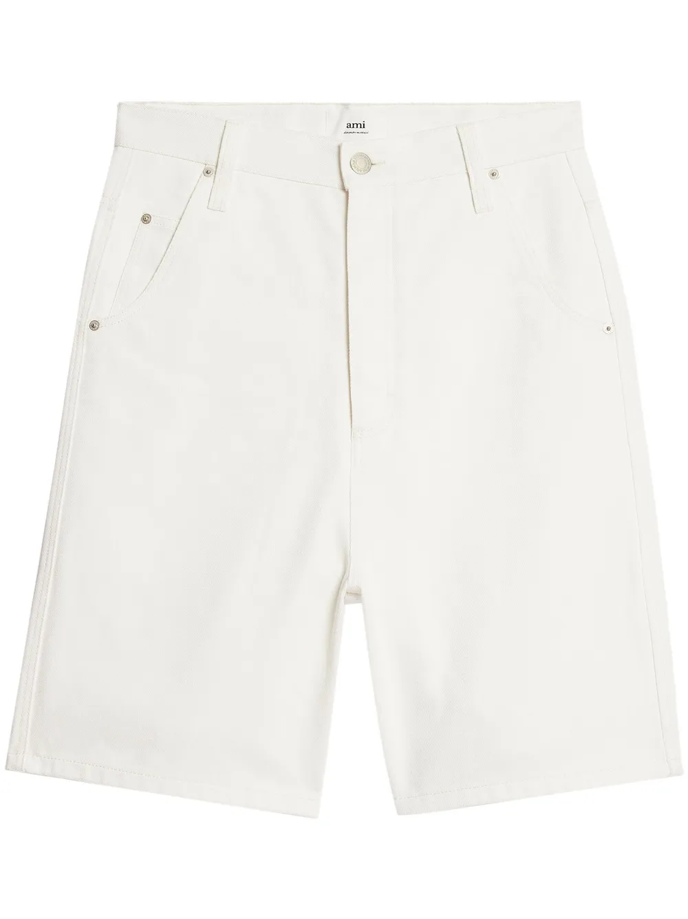 AMI Paris Shorts mit weitem Bein | Weiß | Image 1