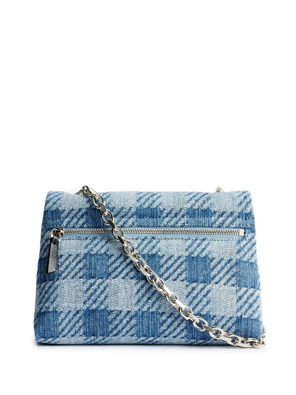 Shop Ami Alexandre Mattiussi Mini Voulez-vous Shoulder Bag In Blue