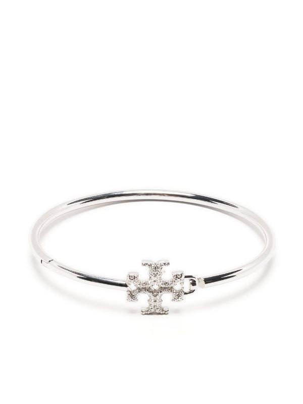 Dolce & Gabbana crystal-embellished Logo Cuff Bracelet - Farfetch