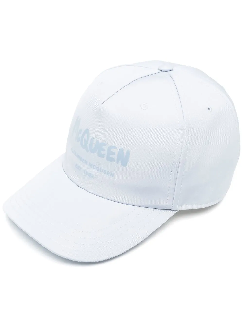 

Alexander McQueen Graffiti-print baseball cap - Blue