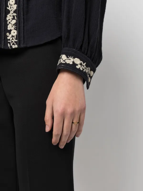 Tory Burch Kira エナメルリング | ゴールドトーン | FARFETCH JP