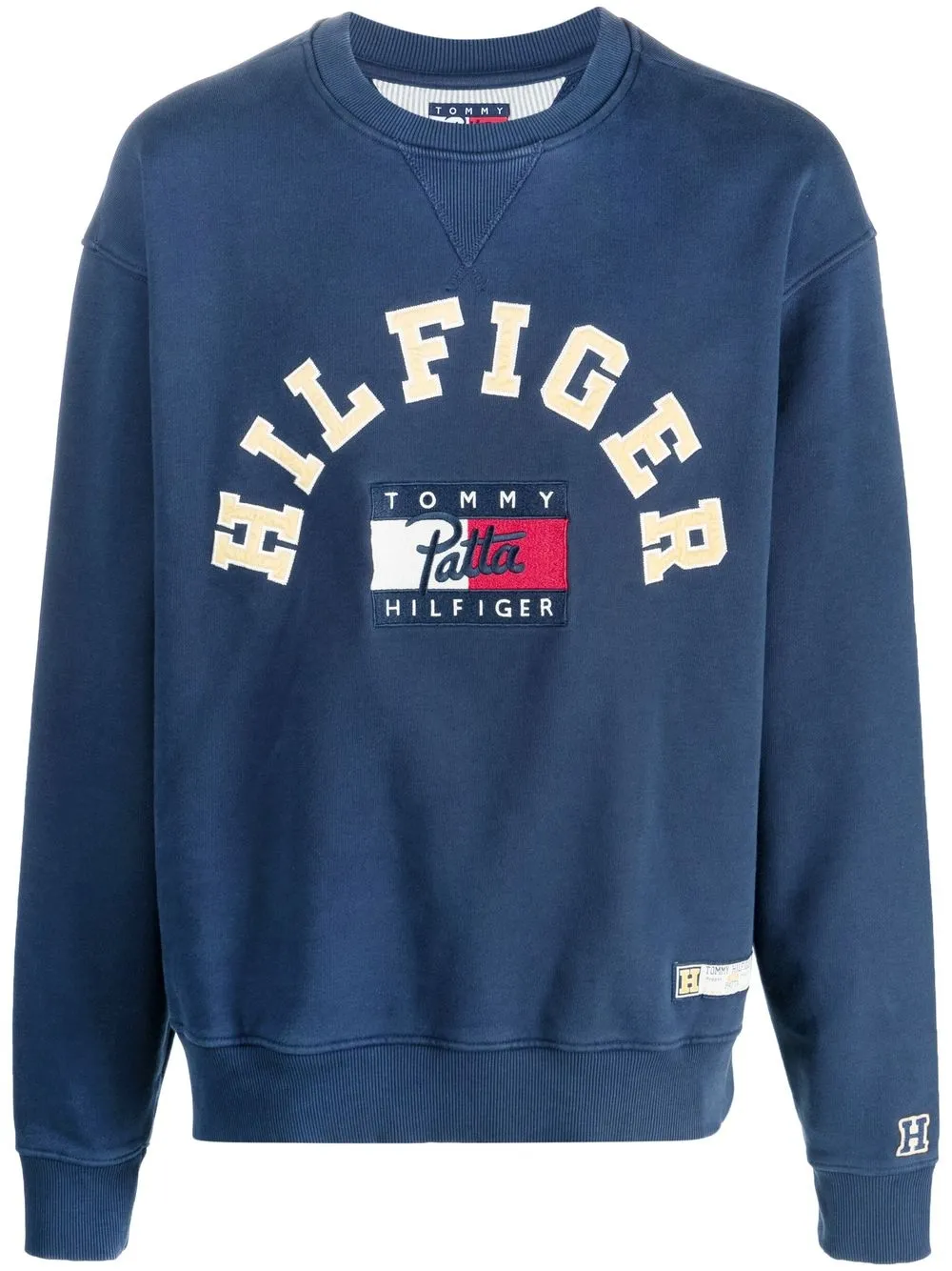 

Tommy Hilfiger sudadera con detalle del logo - Azul