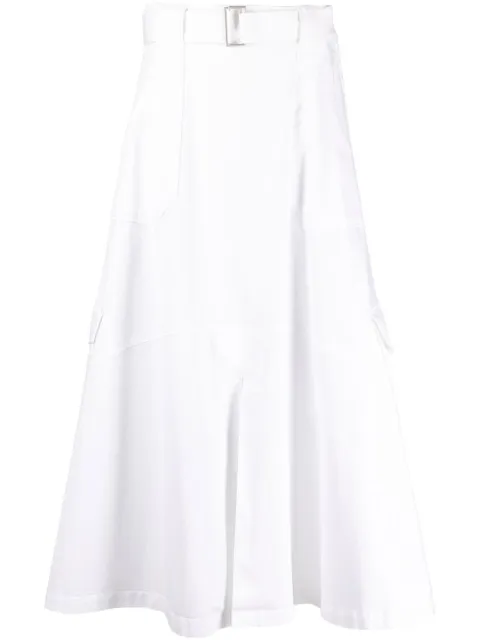 Fabiana Filippi belted A-line skirt