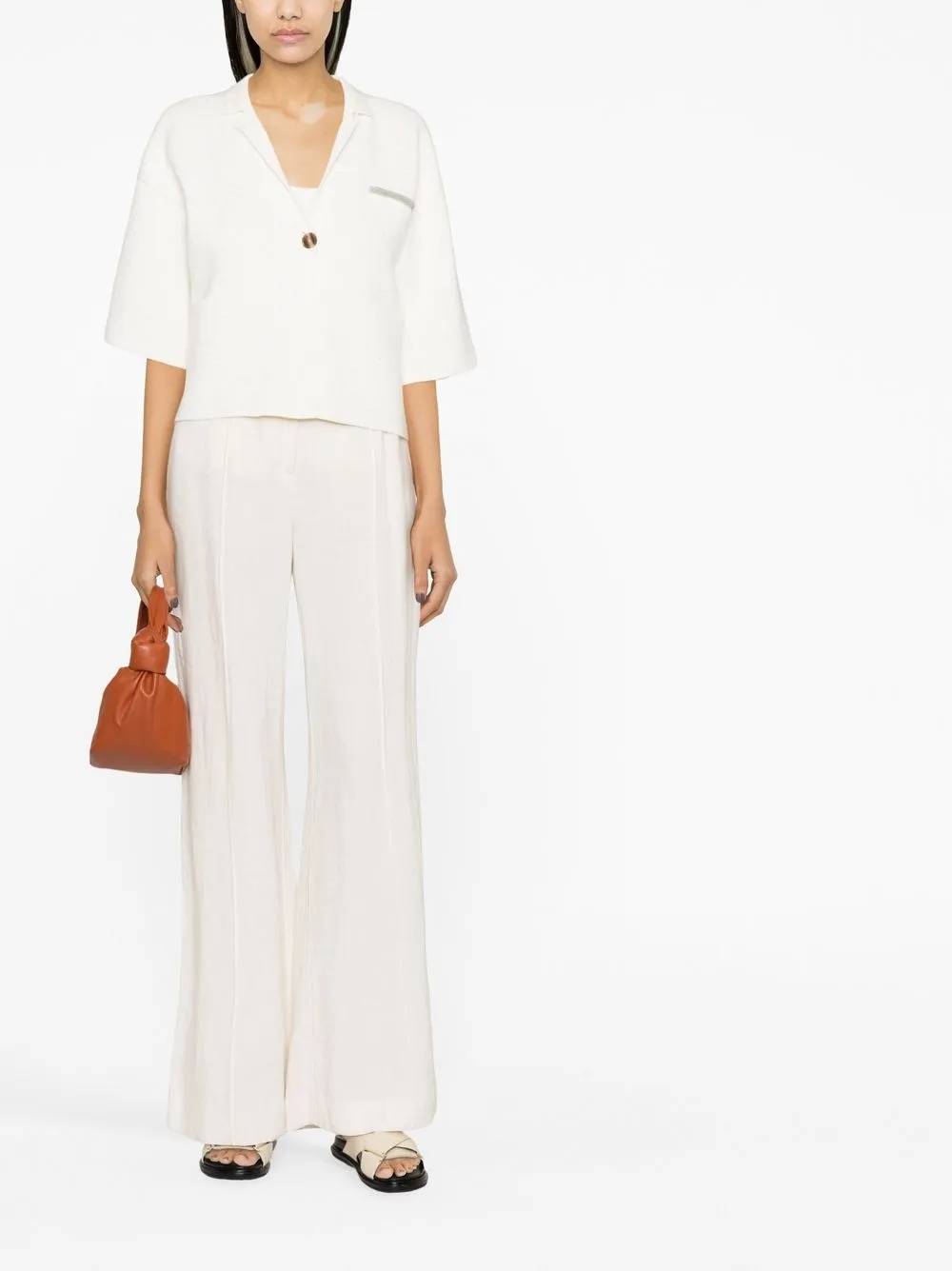 Fabiana Filippi Cropped jack - Wit