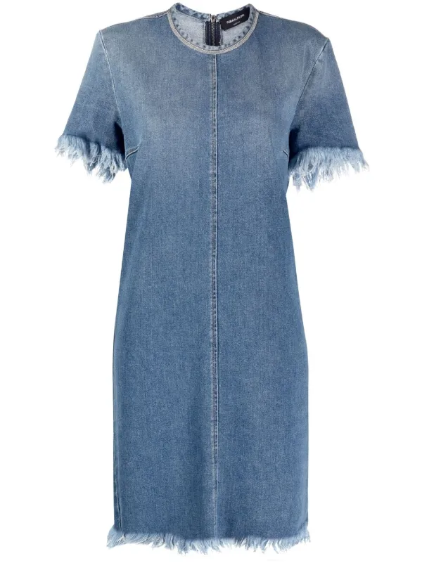 Vestido jeans desfiado store