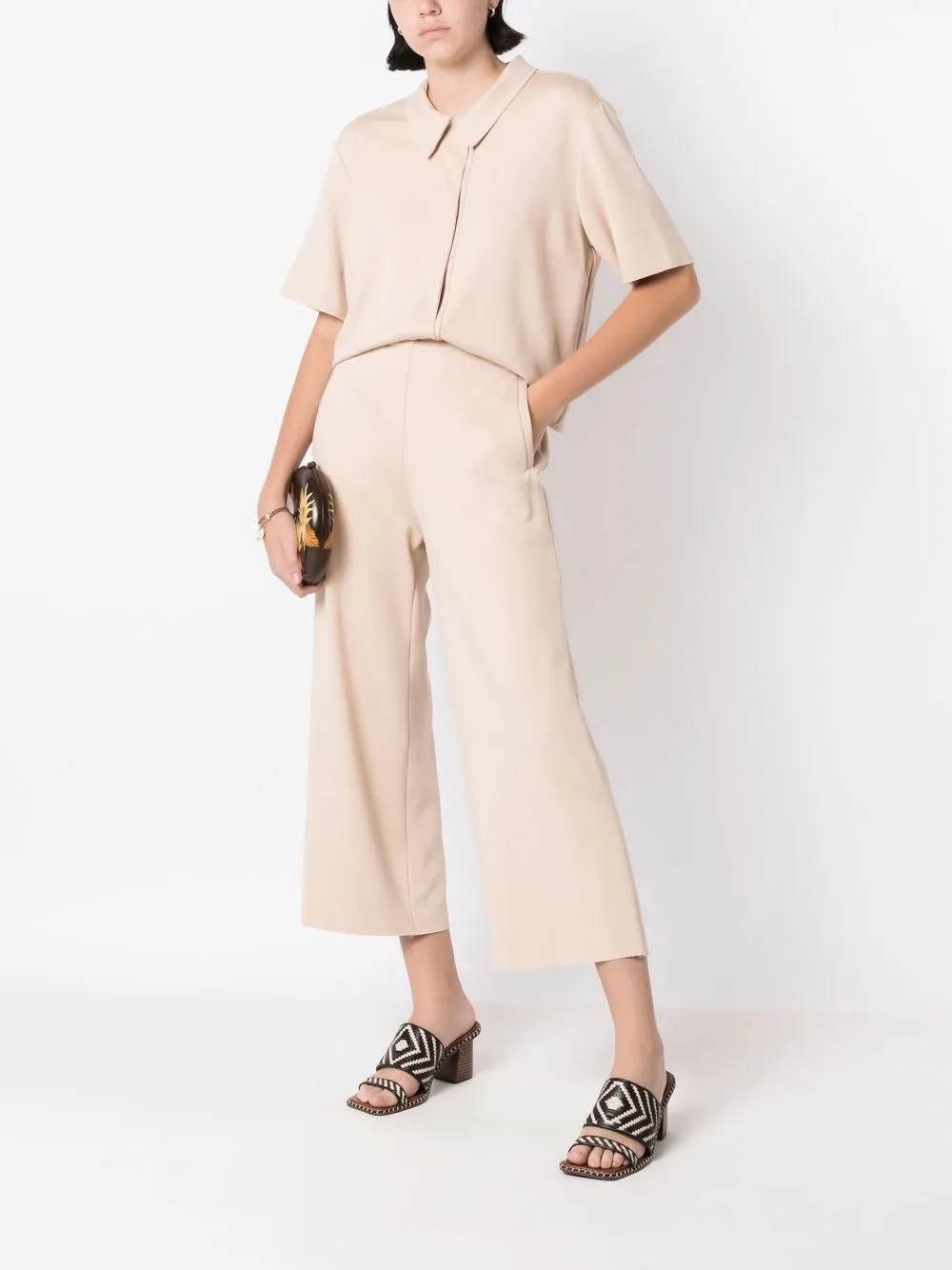 Alcaçuz Cropped broek - Beige