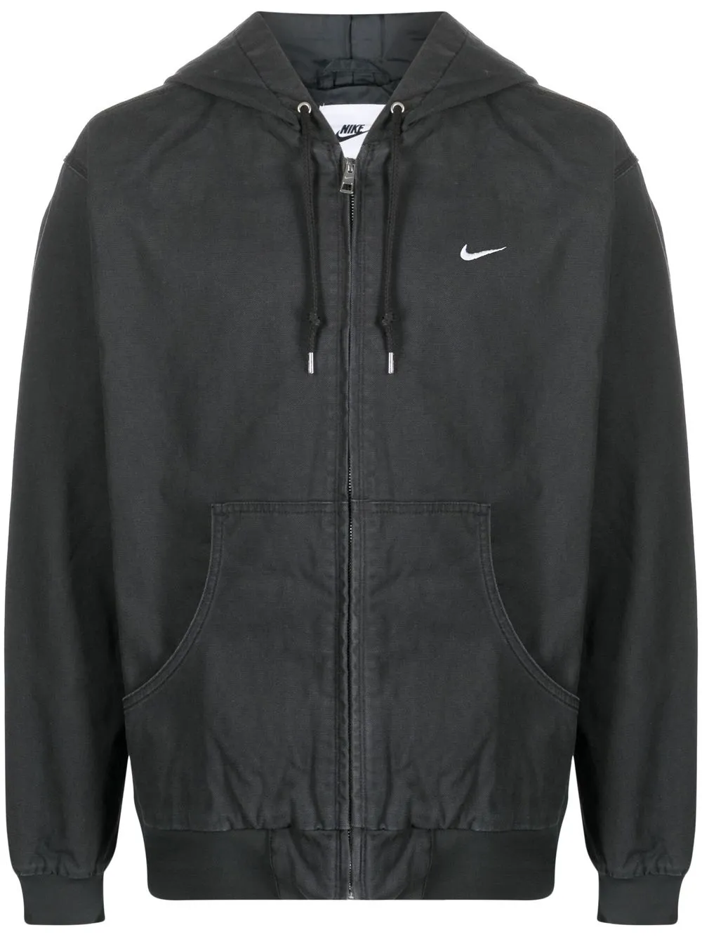 

Nike Swoosh-logo zip-up hoodie - Black