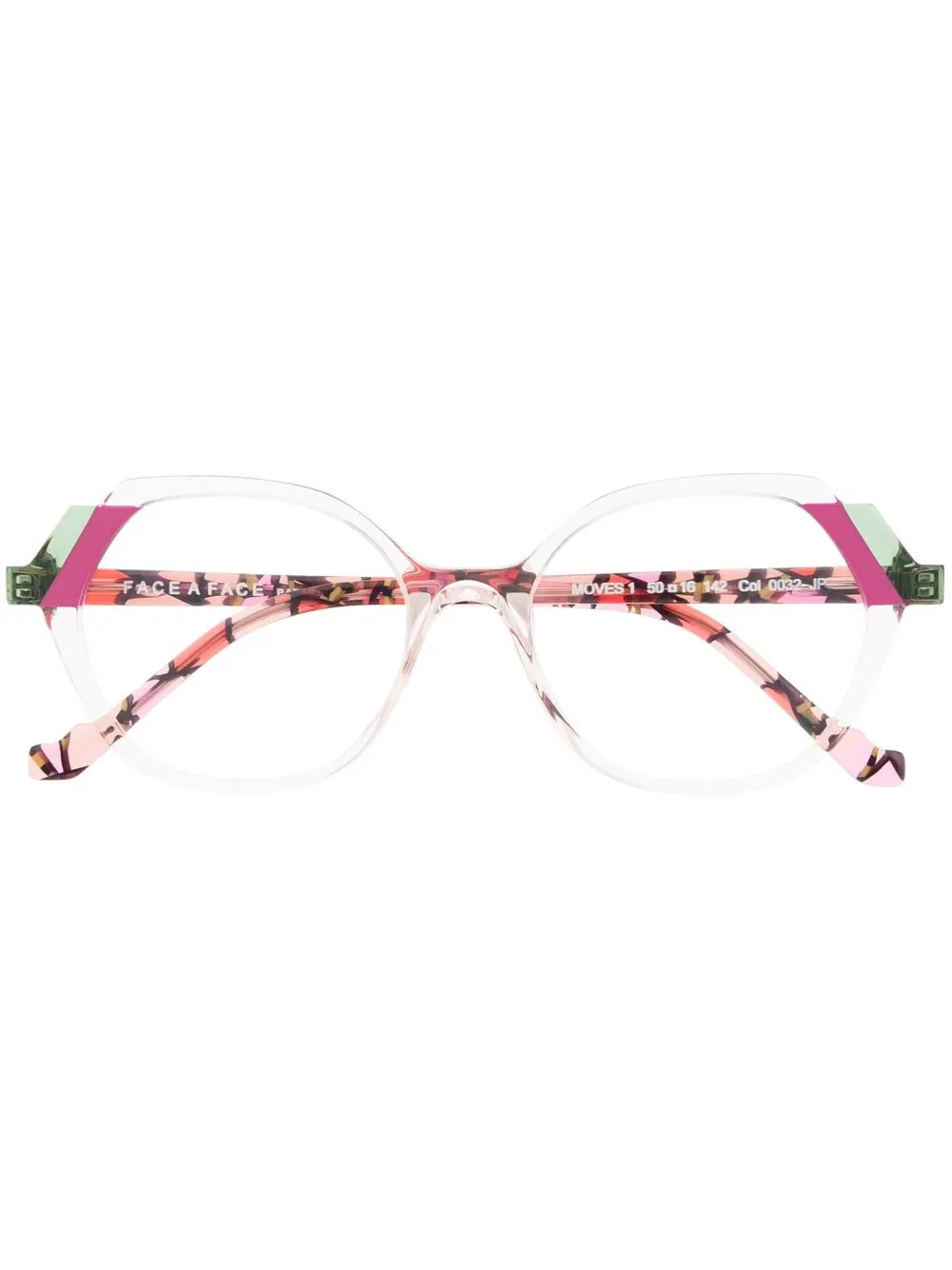 

Face À Face Moves geometric-frame glasses - Pink