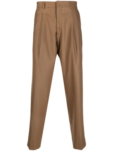 Costumein pleated tailored-cut trousers