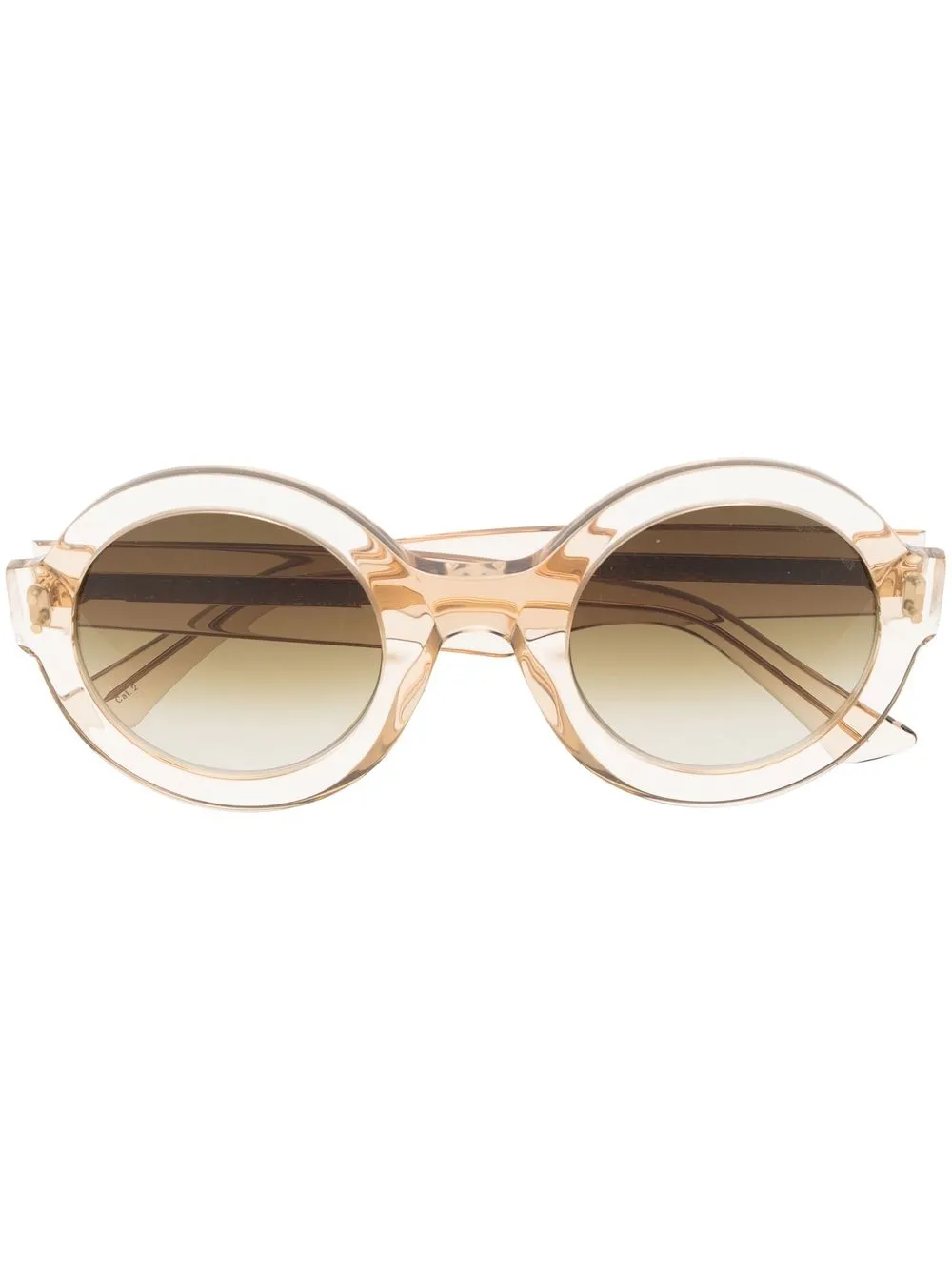 

Cutler & Gross transparent round-frame sunglasses - Neutrals