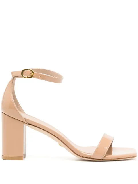 Stuart Weitzman Nudistcurve 70 mm block sandals 