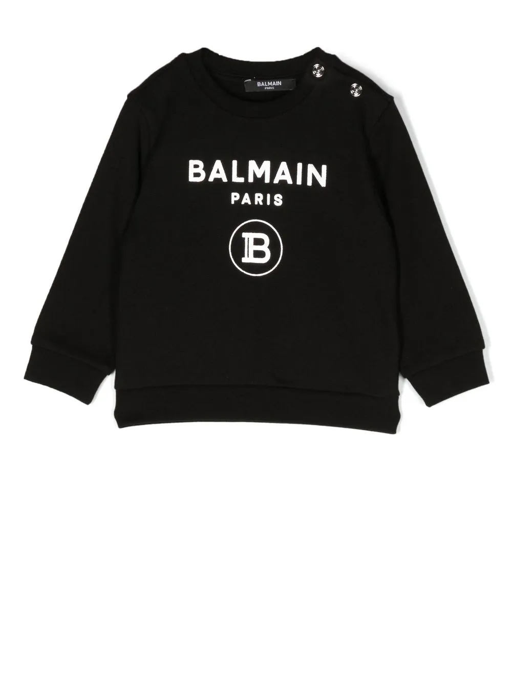 

Balmain Kids sudadera con logo estampado - Negro