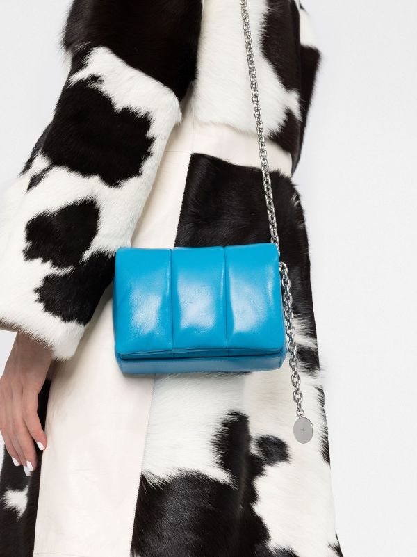 STAND STUDIO Ery Quilted Leather Clutch Bag Farfetch