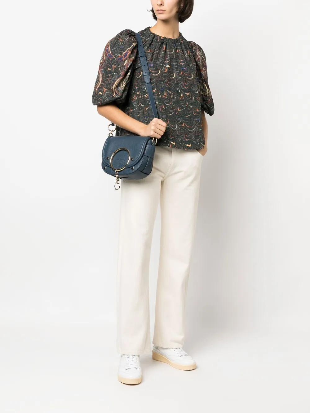 See By Chloé ringdetail Leather Crossbody Bag Farfetch