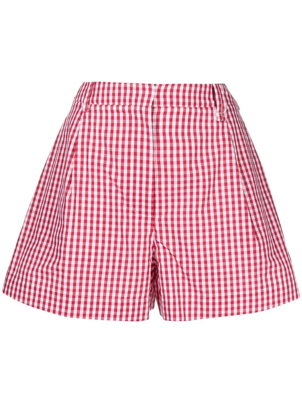 

Simone Rocha gingham cotton shorts - Red