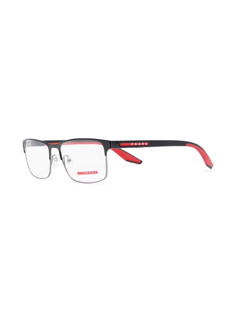 Prada Eyewear Bril met vierkant montuur - Zwart