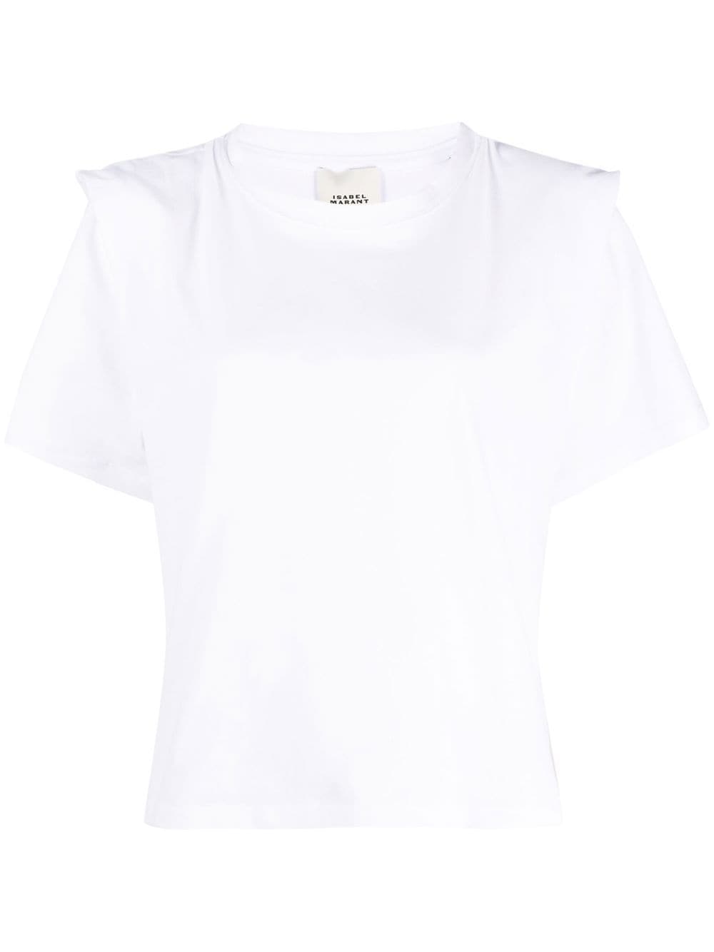 Isabel Marant Zelitos Pleat-detail T-shirt In White