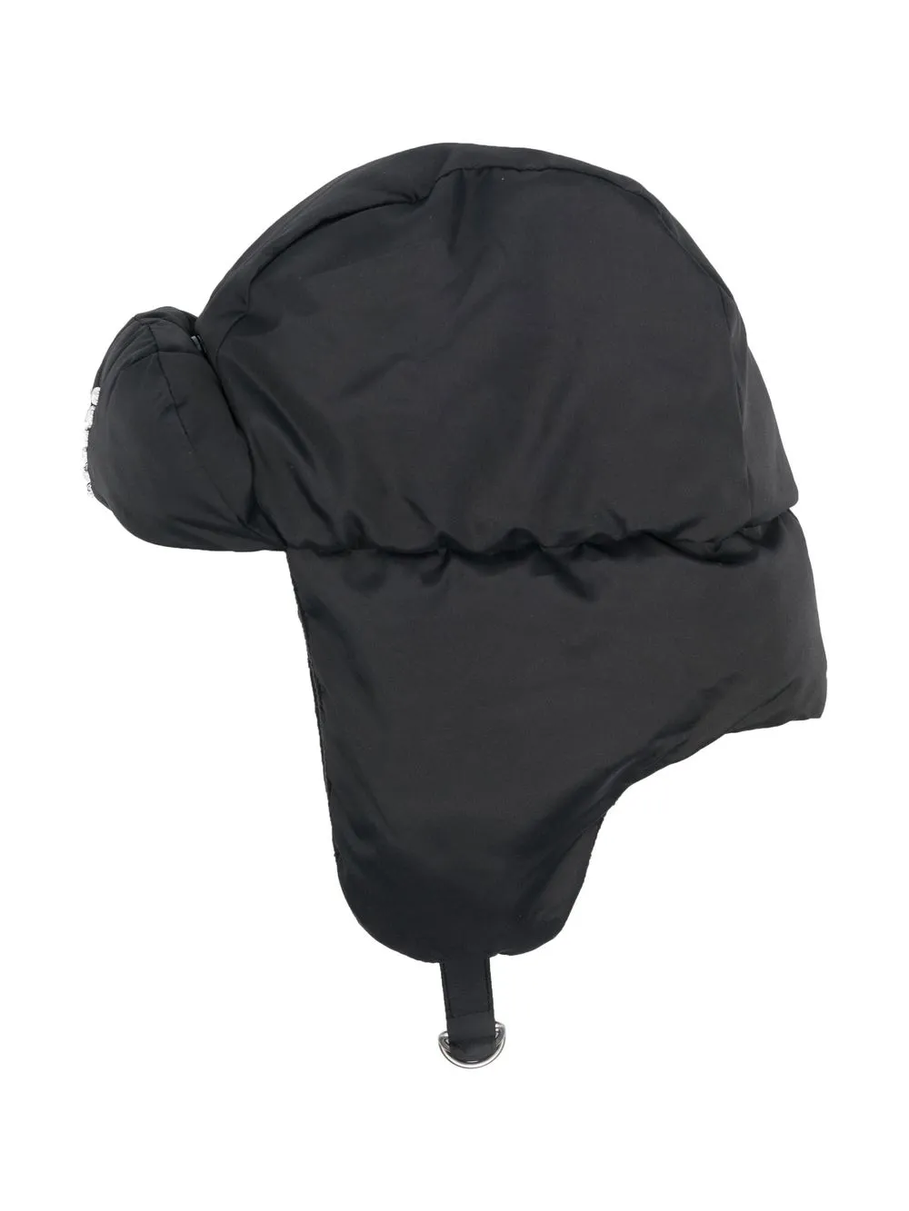 

Emporio Armani Kids logo-embroidered padded aviator hat - Black