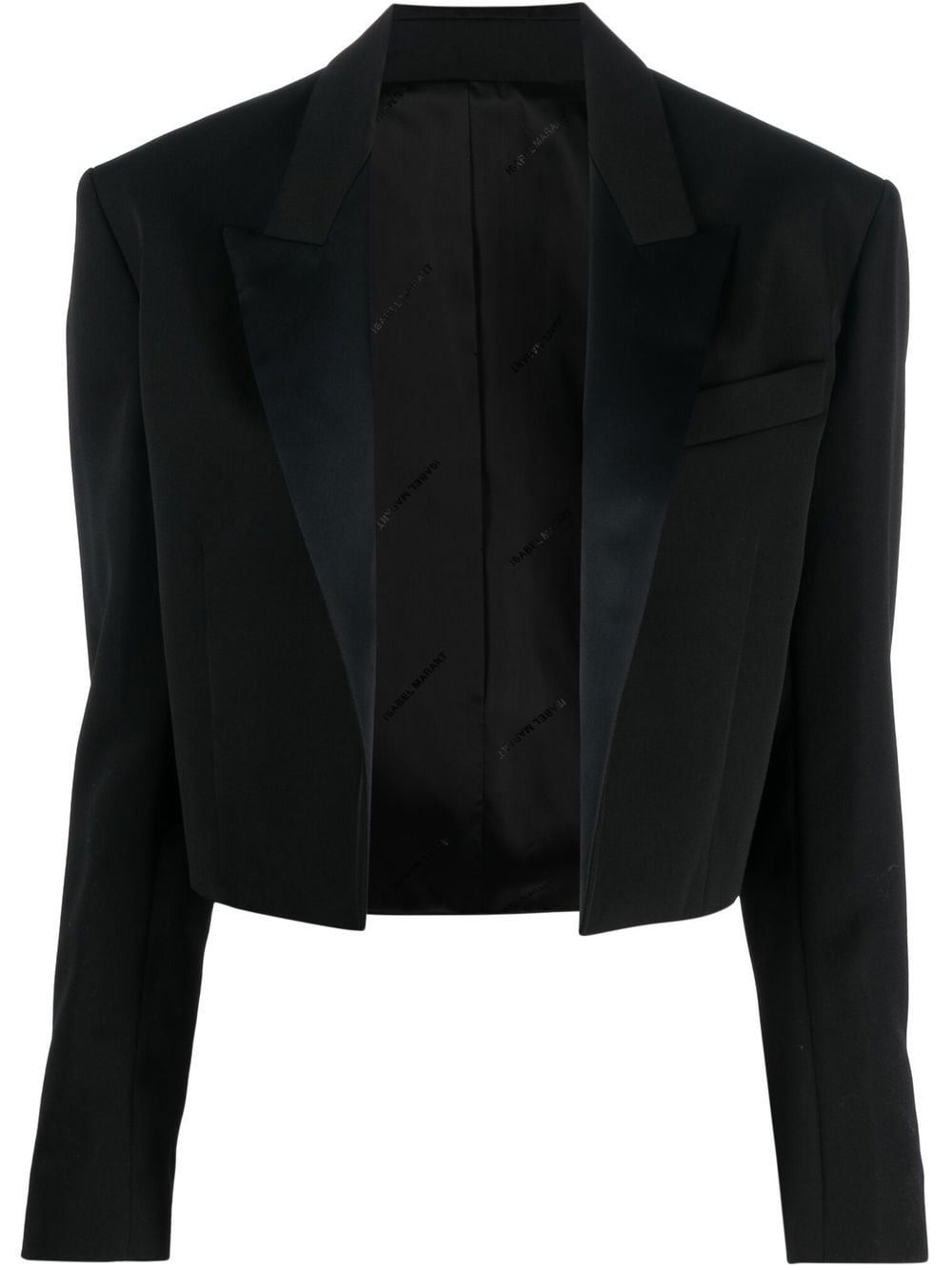 Isabel Marant Olendi cropped blazer - Black