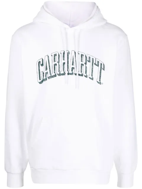 Carhartt WIP logo print drawstring hoodie