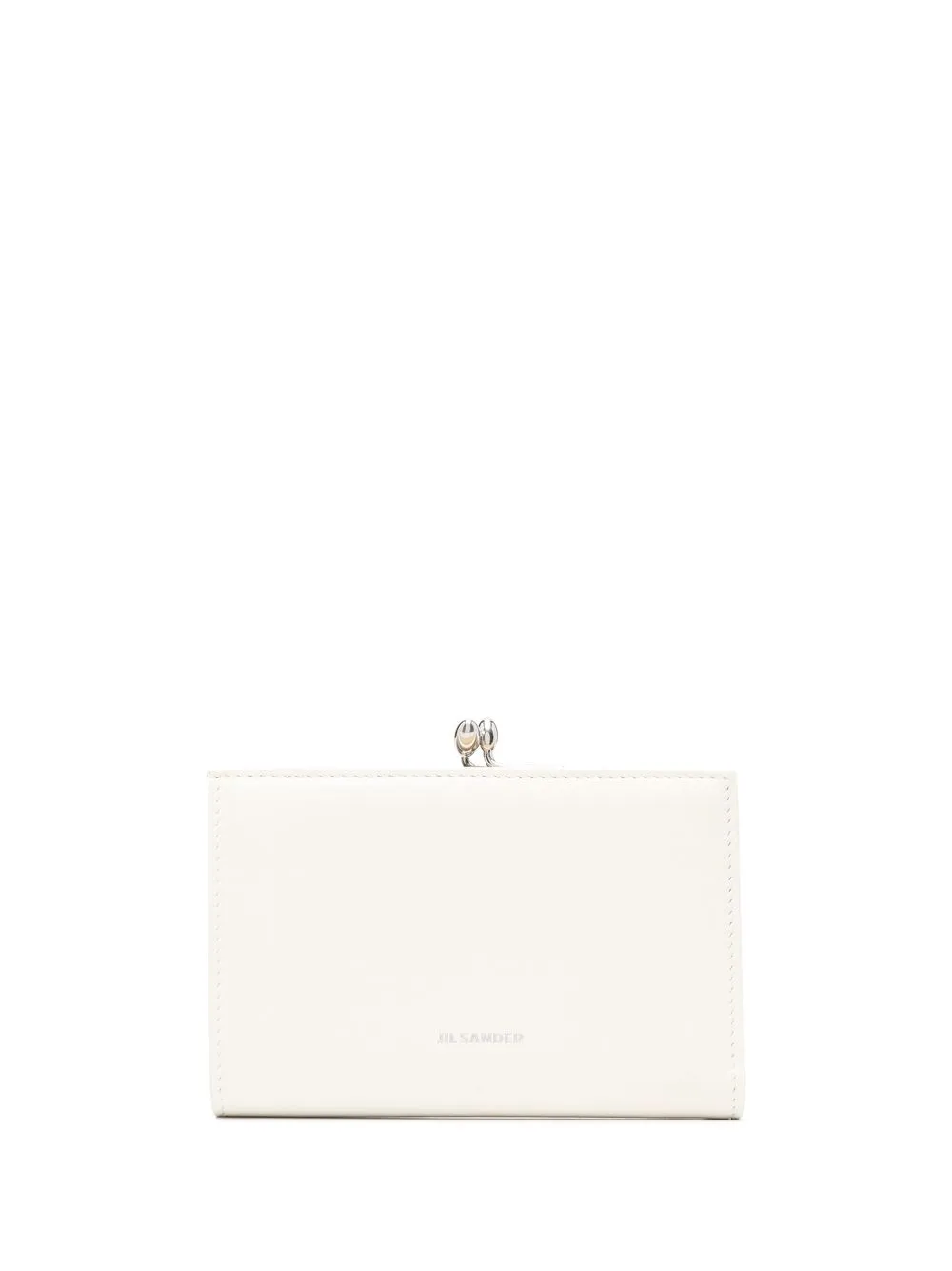 

Jil Sander Goji leather purse - White