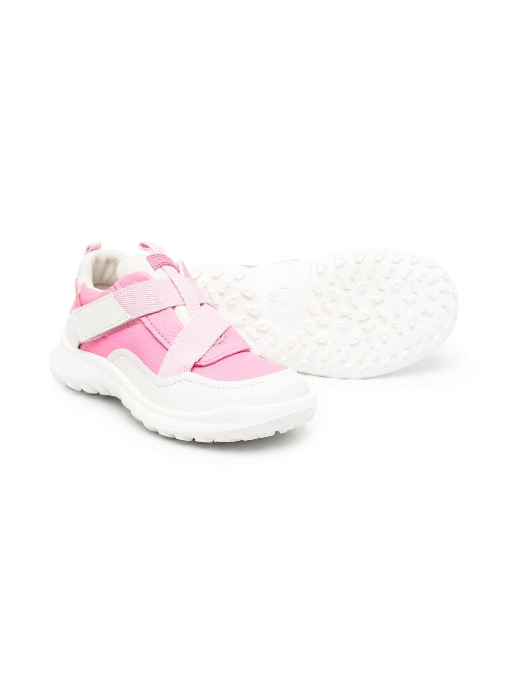 Shop Camper Circular Touch Strap Sneakers In Pink