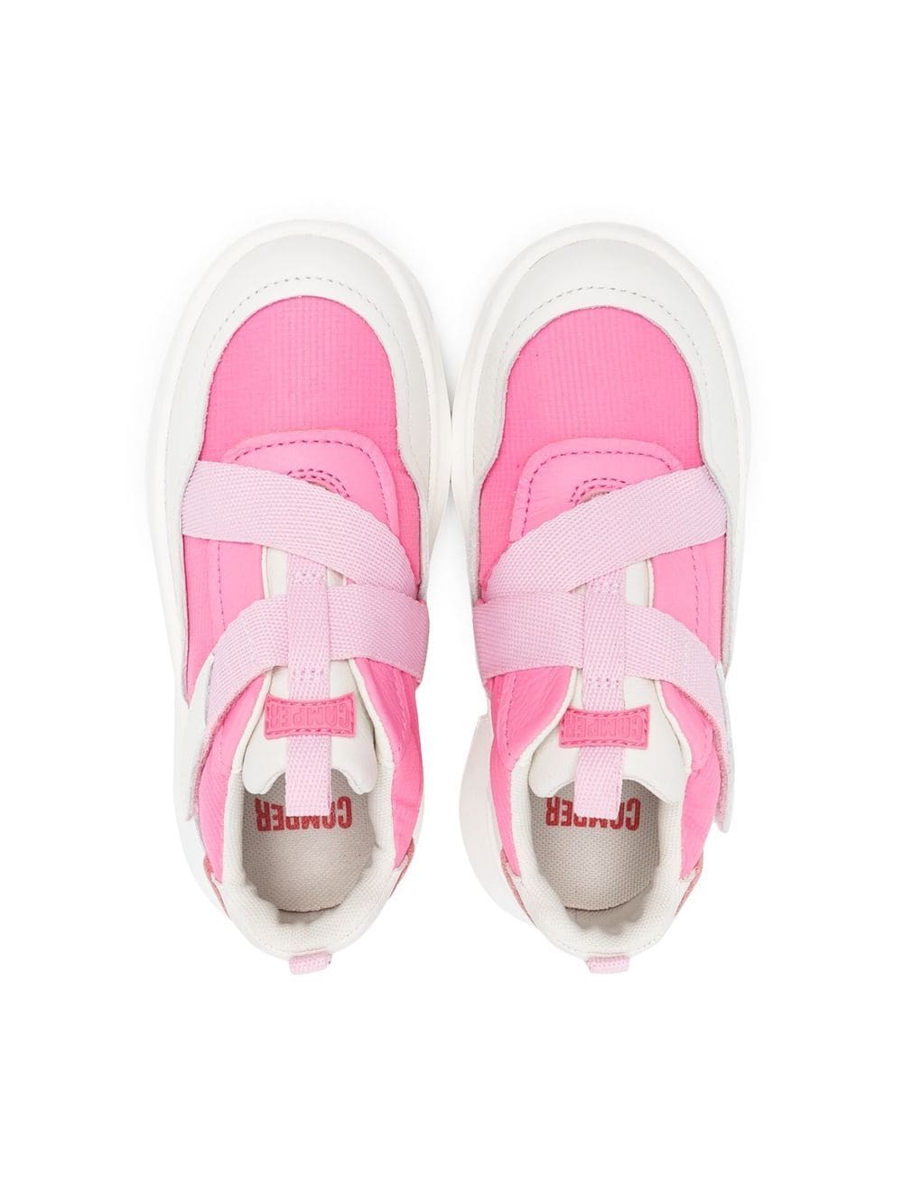 Shop Camper Circular Touch Strap Sneakers In Pink