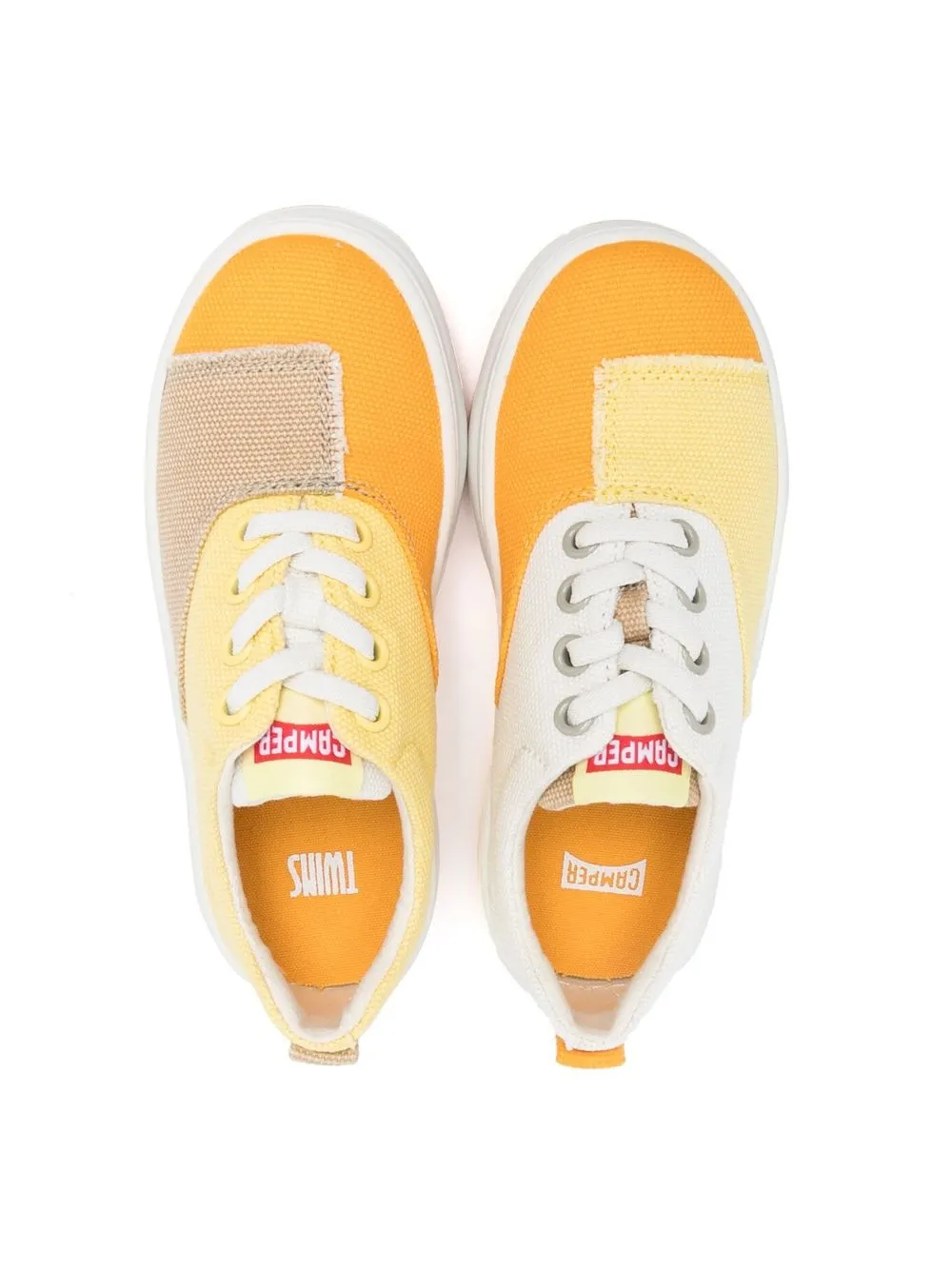 Camper Runner Four Panelled Sneakers In 黄色
