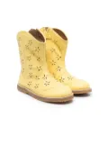 Camper Kids Savina perforated ankle boots - Yellow