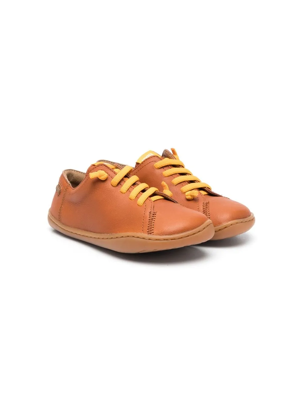 

Camper Kids Peu low-top leather sneakers - Brown