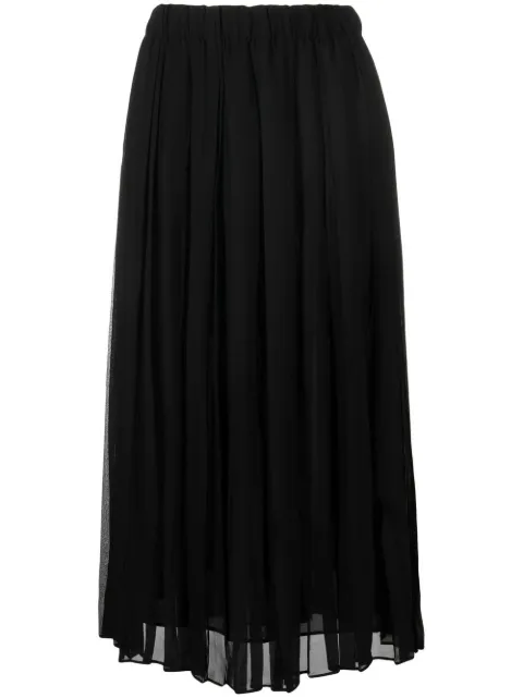Gucci Pre-Owned sheer gathered midi skirt
