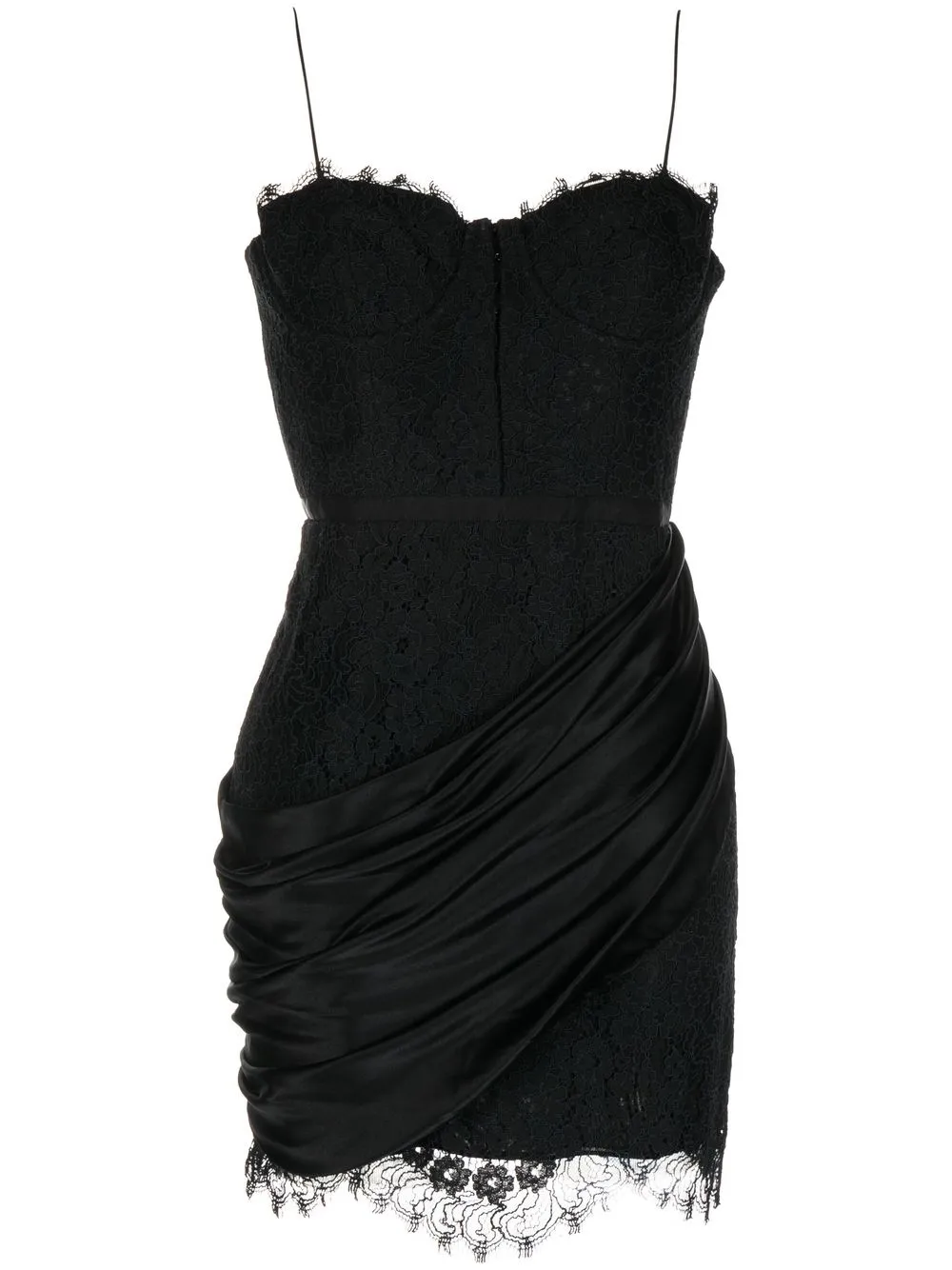 

alice + olivia sweetheart-neck sleeveless dress - Black