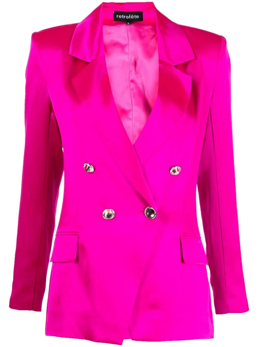 

Retrofete Saige double-breasted blazer - Pink