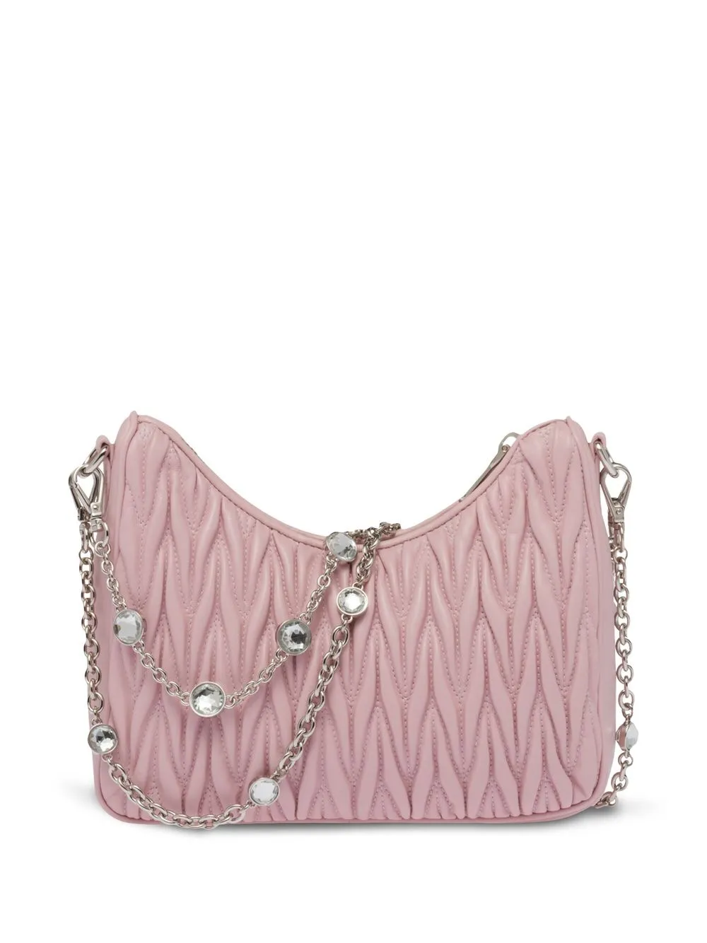 Miu Miu Matelassé Leather Shoulder Bag Farfetch