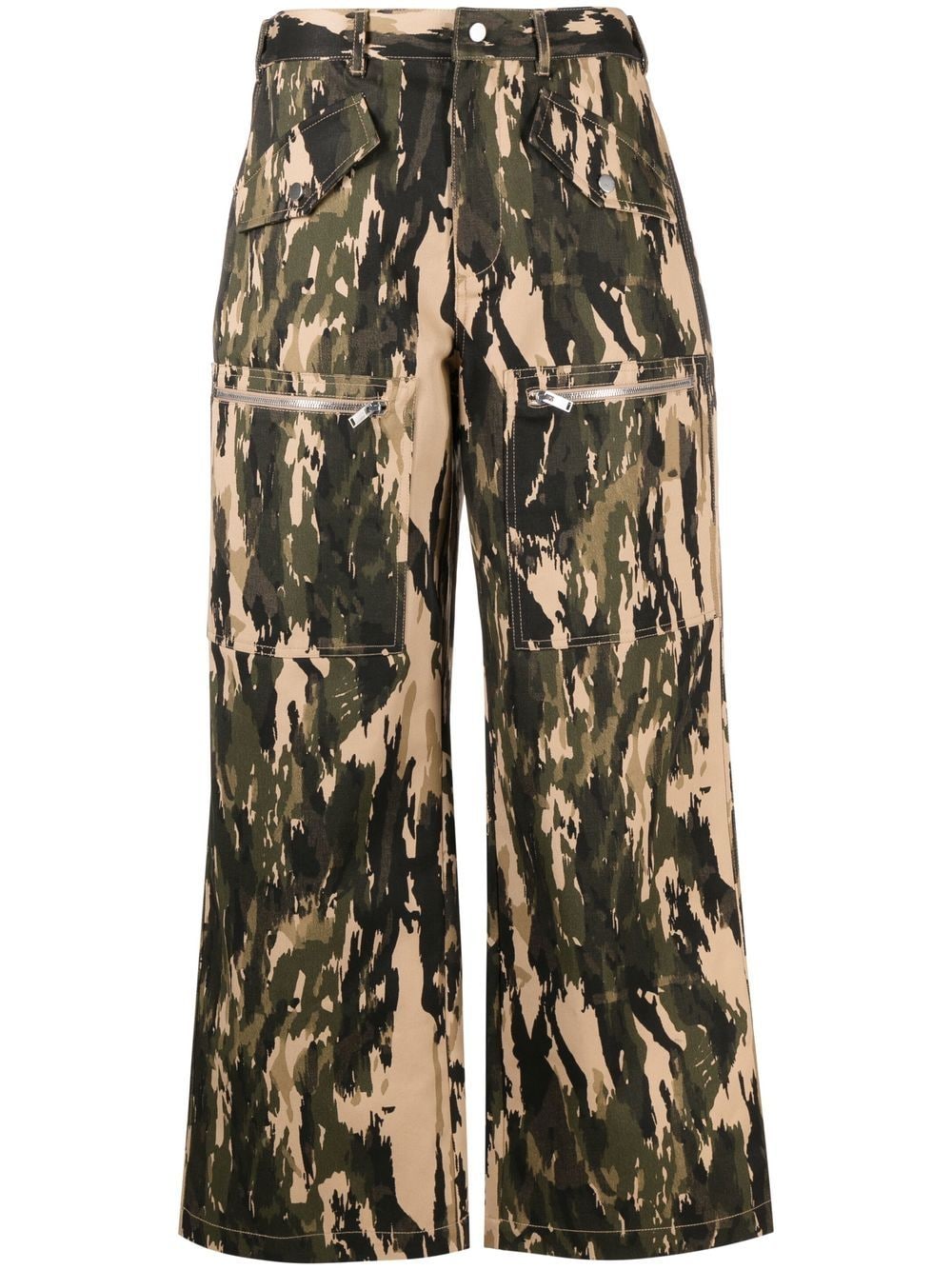 

Dion Lee slouch-pocket trousers - Green