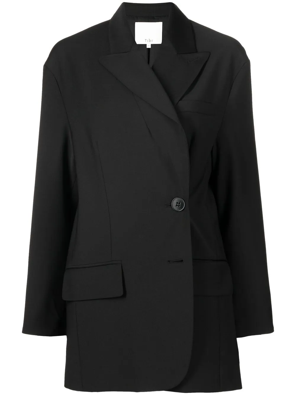 

Tibi single-breasted tailored blazer - Black