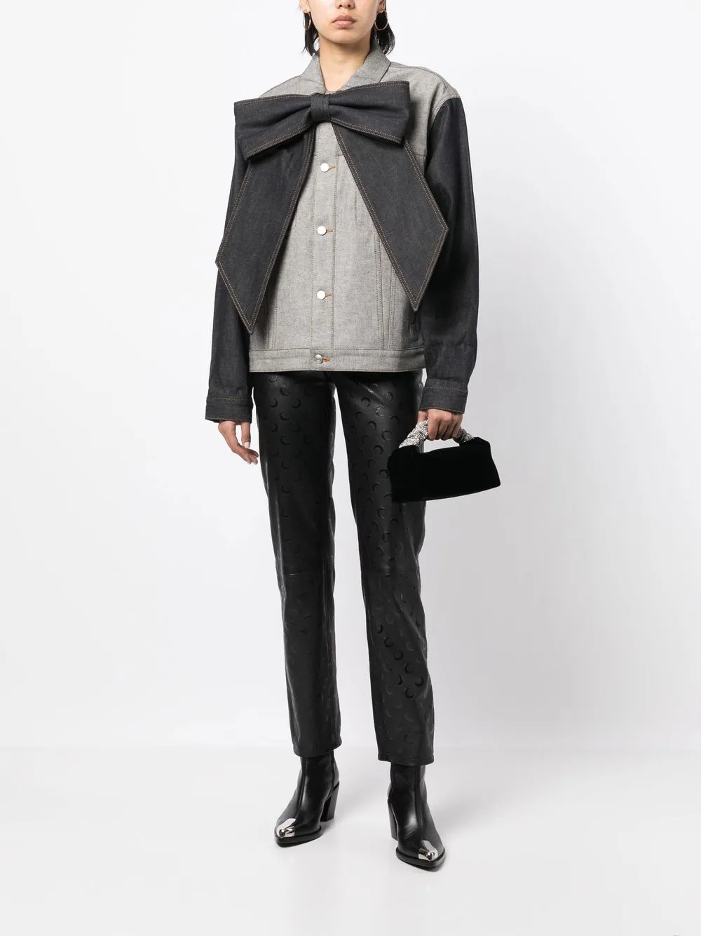 Kimhekim Denim jack - Zwart