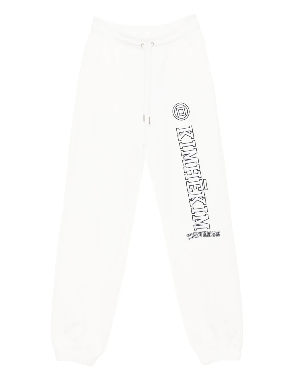 Kimhekim logo-appliqué track pants - Weiß