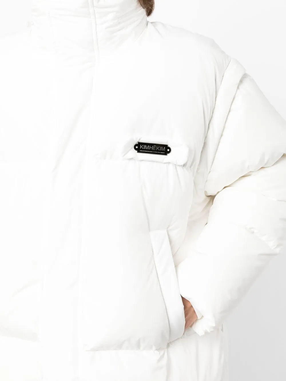 Kimhēkim Logo-plaque Puffer Jacket In White
