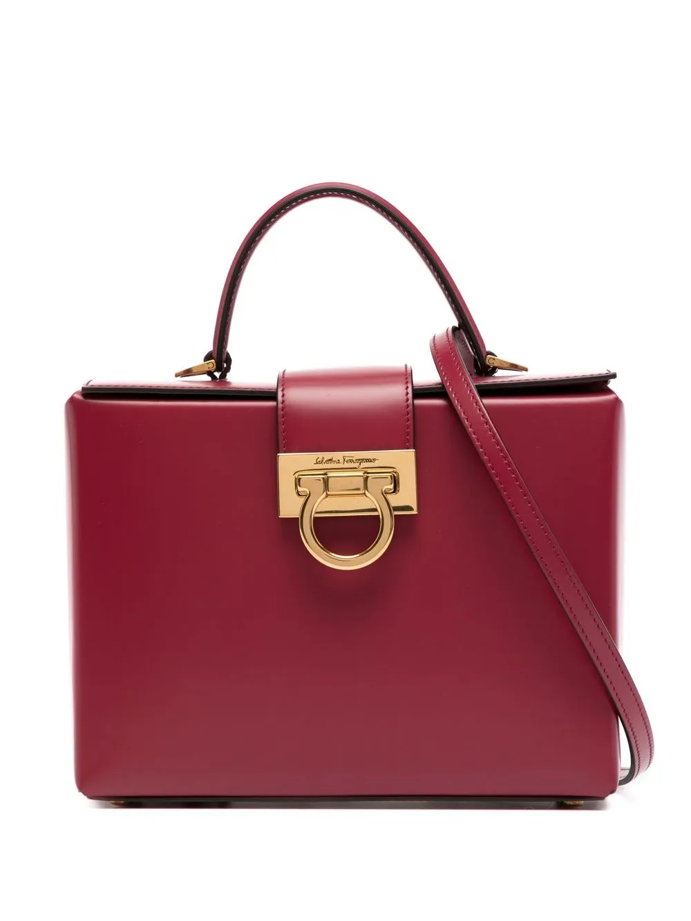 

Ferragamo Trifolio leather crossbody bag - Red