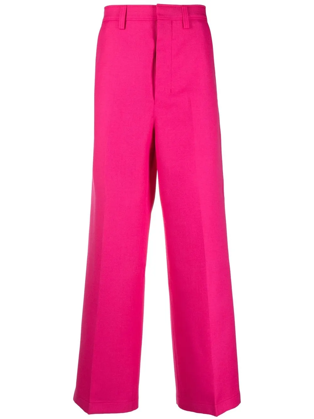 

AMI Paris wide-leg tailored trousers - Pink
