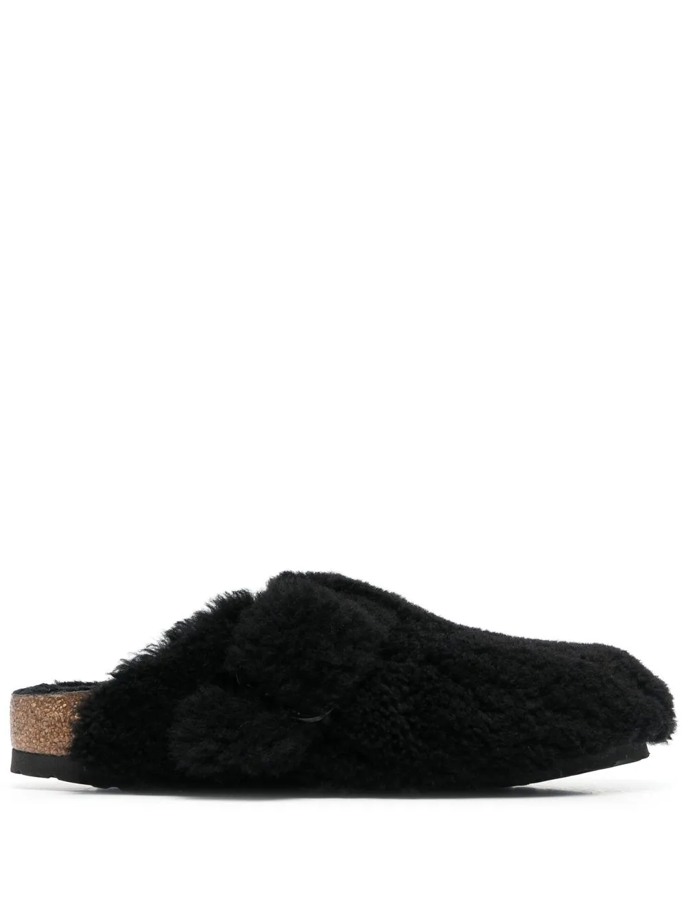 Birkenstock Boston Shearling Clogs In Black