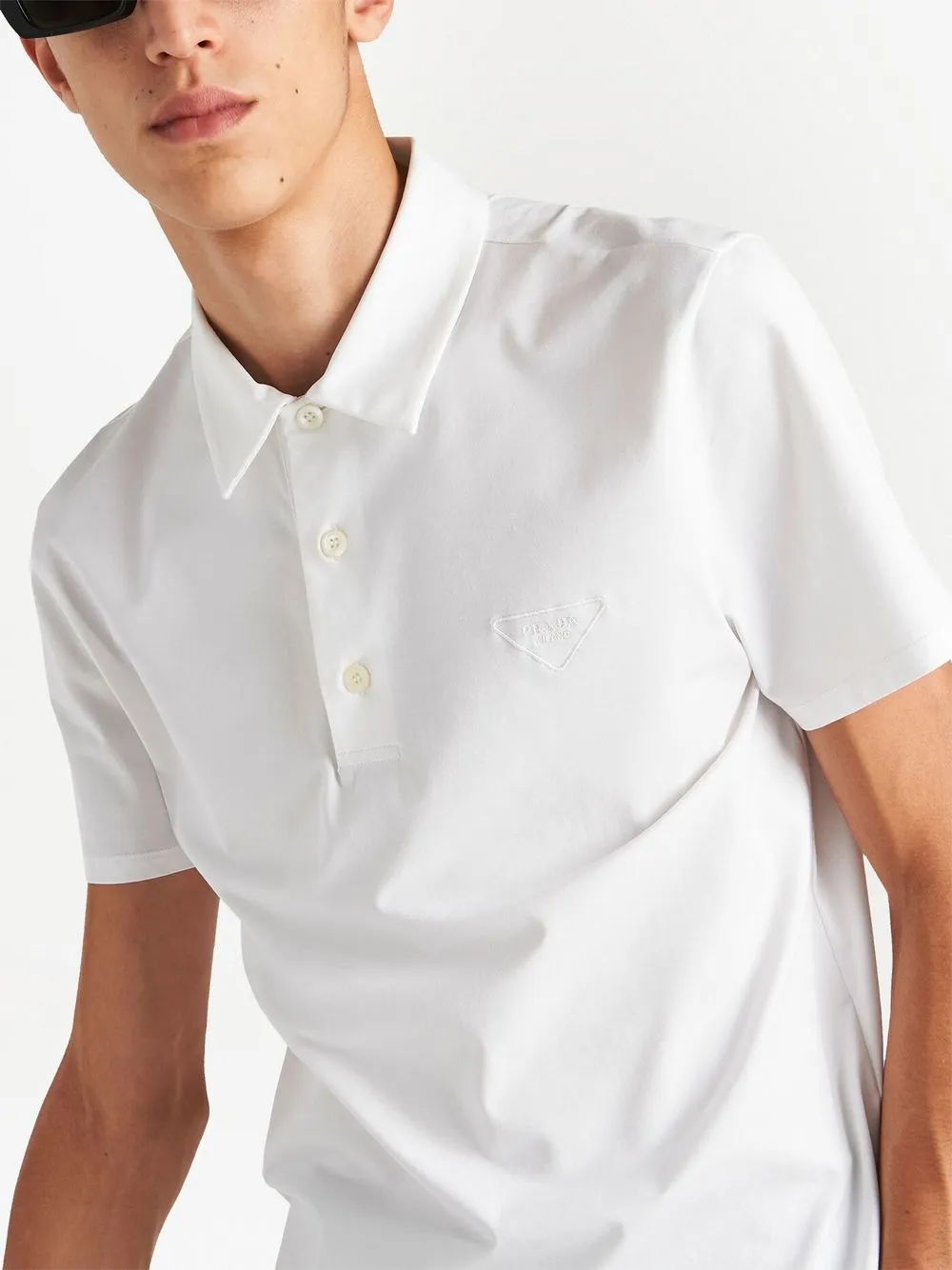 Prada Cotton polo shirt Farfetch